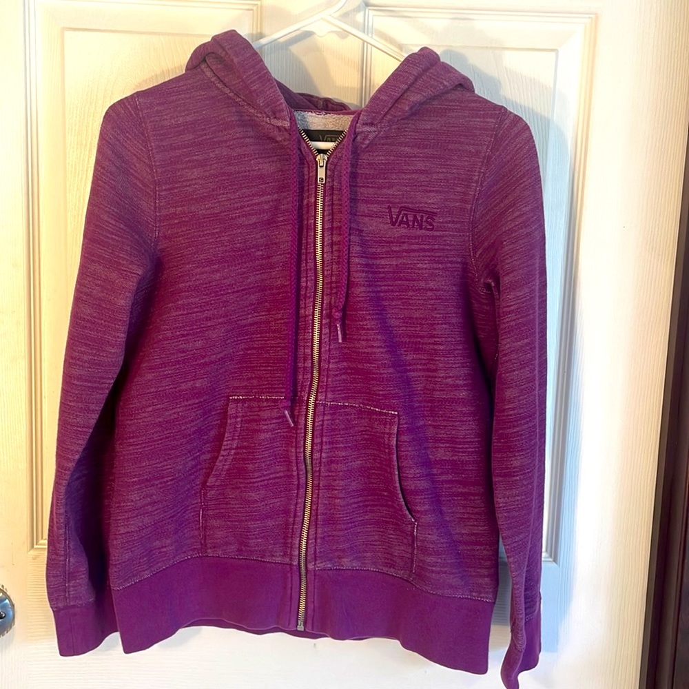 Vans Girls Zip-Up Hoodie -Size Medium